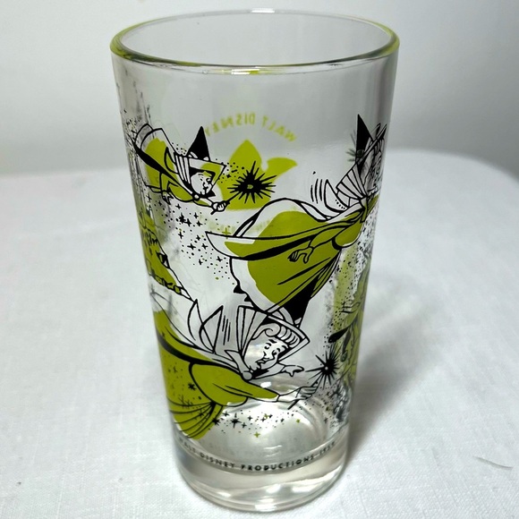 1959 DISNEY Sleeping Beauty fairies drinking glass tumbler # 6. Collectible - Picture 1 of 5